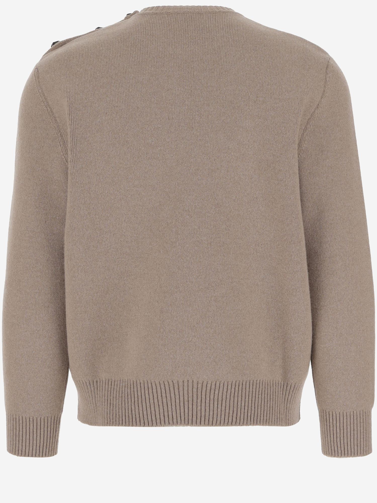 MAGLIA IN LANA STRETCH 844028 V4QJ02116 BOTTEGA VENETA 
