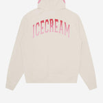 FELPA GRADIENT SMILEY IN COTONE CON LOGO IC25344 ECRU ICECREAM 