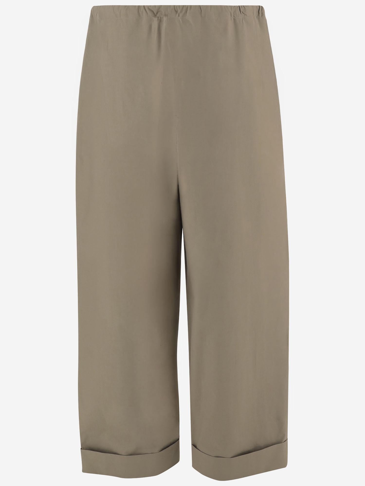 PANTALONI AMPI IN COTONE 10772W2517 LFG THE ROW 