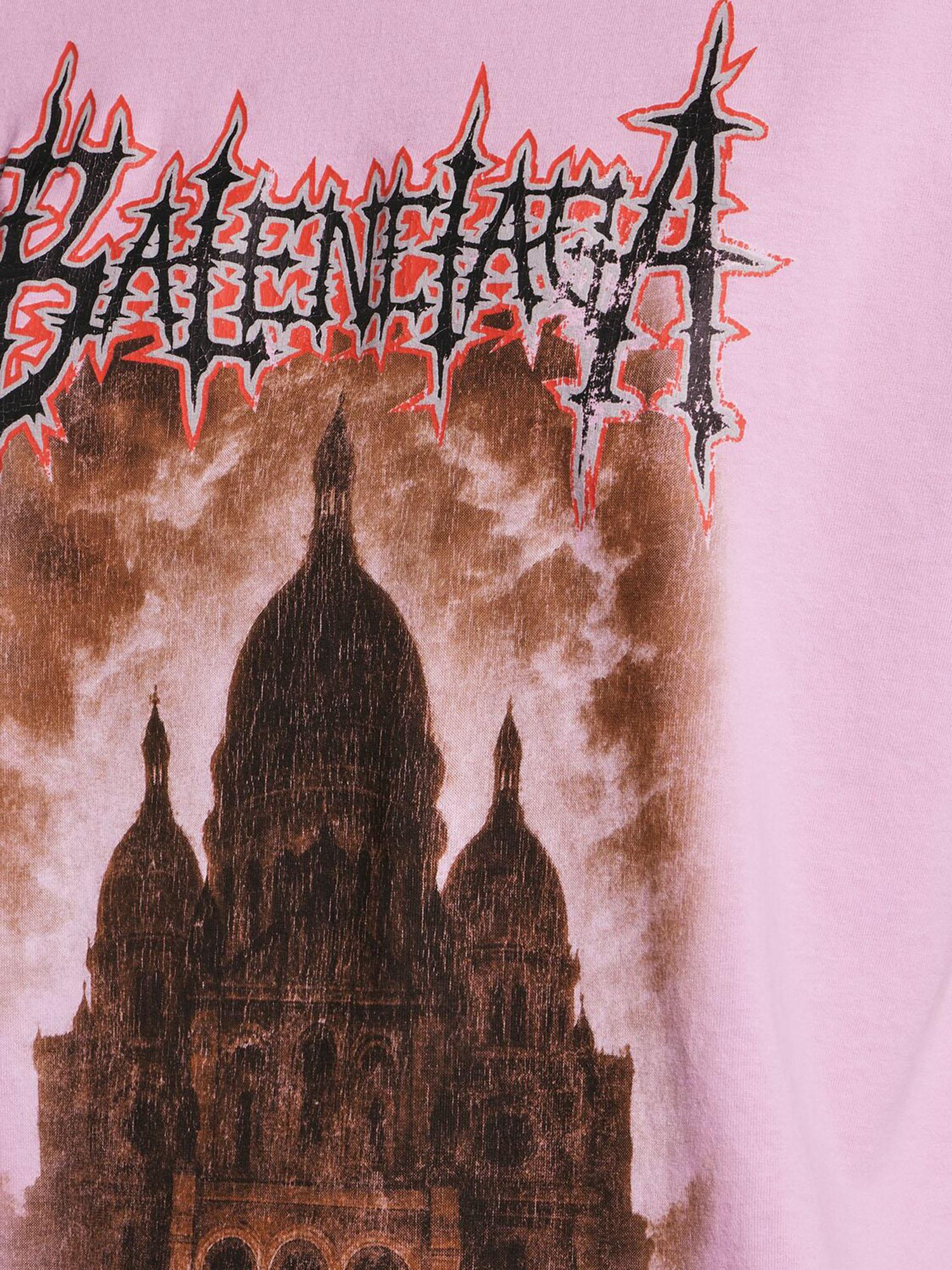 T-SHIRT IN COTONE CON STAMPA 850990 TUVE45701 BALENCIAGA 