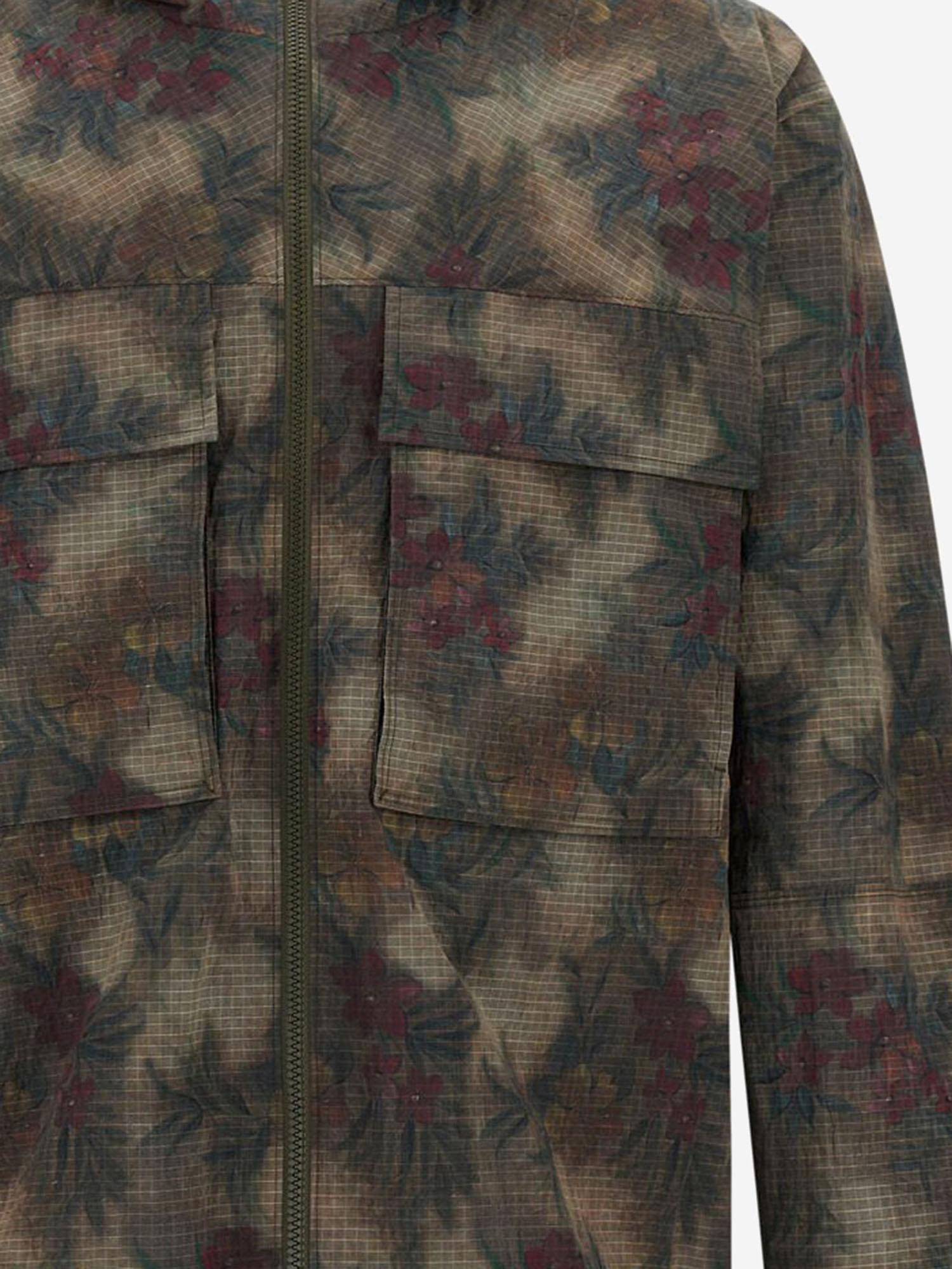 PARKA IN TROPICAL PATTERN RIPSTOP GC000113U 127778500 HERNO 