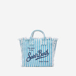 Borsa Vanity mini con motivo a righe VAMI008 00398L MC2 SAINT BARTH 