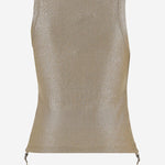 CANOTTA IN VISCOSA CON LOGO 8118927 LIGNUMBROWN BURBERRY 