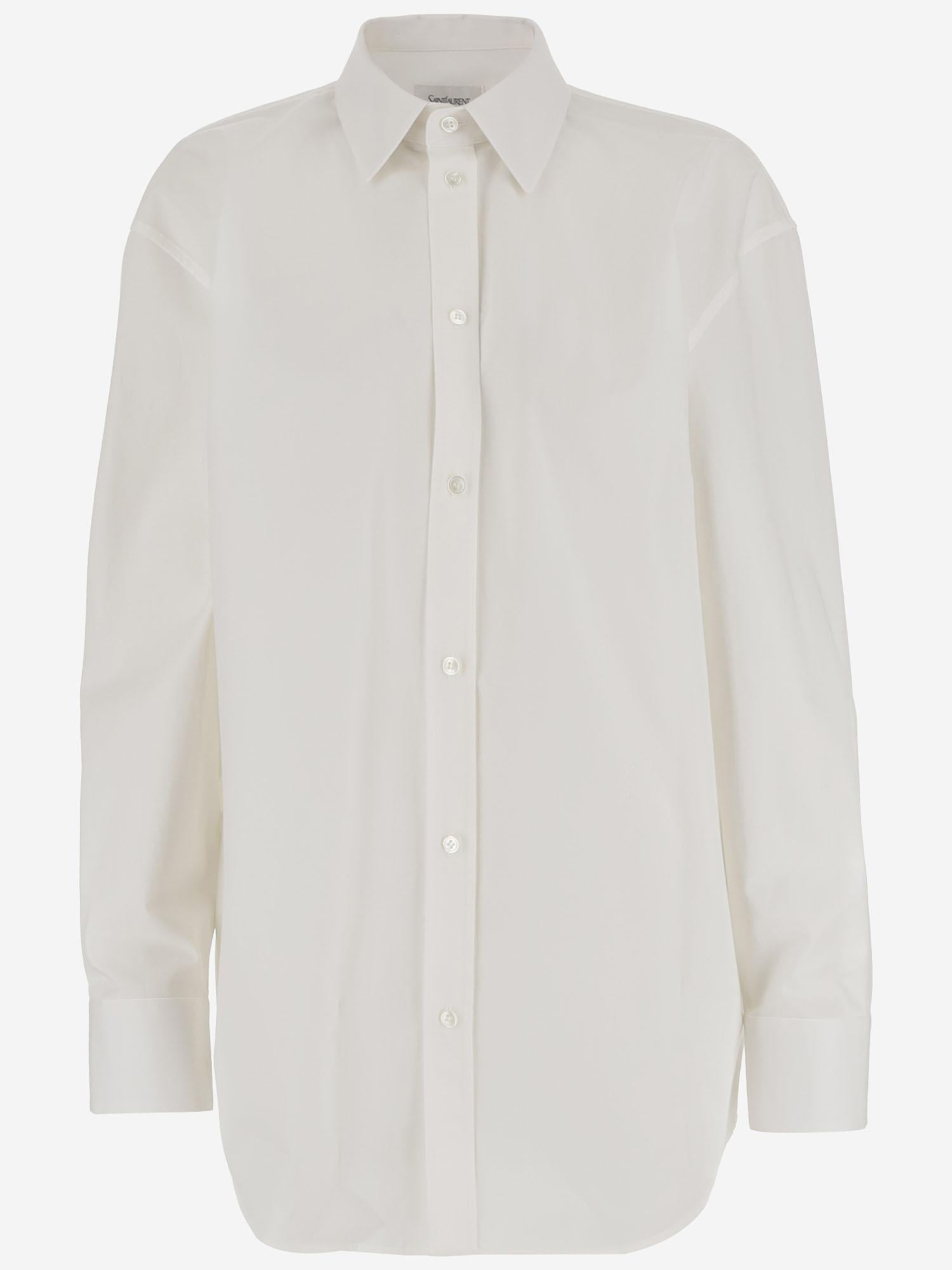 CAMICIA IN COTONE 832339 Y1J619601 SAINT LAURENT 