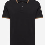 Polo in cotone con logo 8A00005 89A16999 MONCLER 
