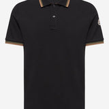 Polo in cotone con logo 8A00005 89A16999 MONCLER 