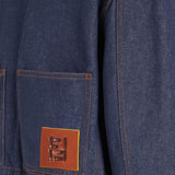 GIACCA IN DENIM DI COTONE CON LOGO FLF856 AOHSF0QB0 FENDI 