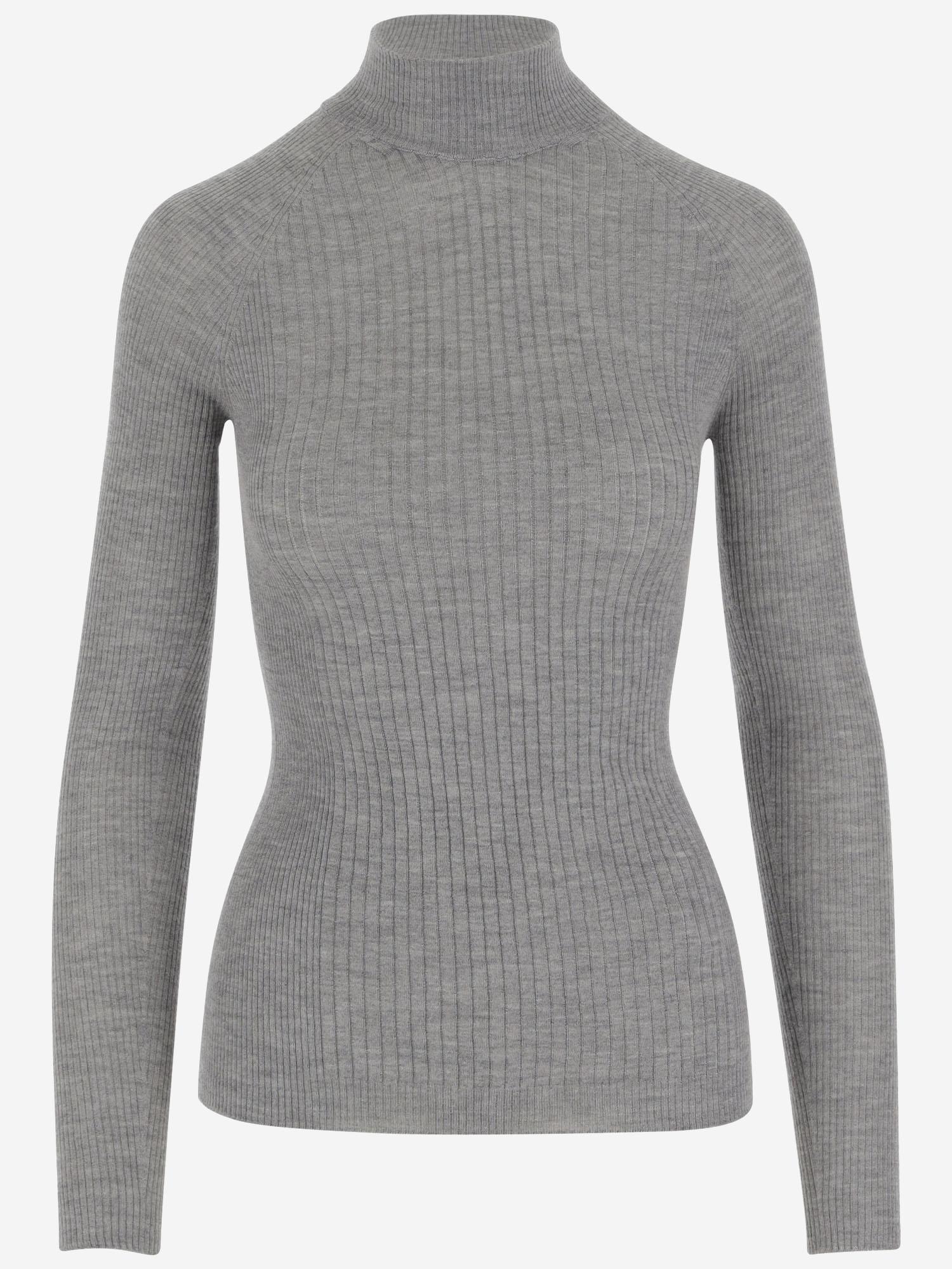 MAGLIA IN CASHMERE E SETA A COSTE W25613 0951 SASUPHI 