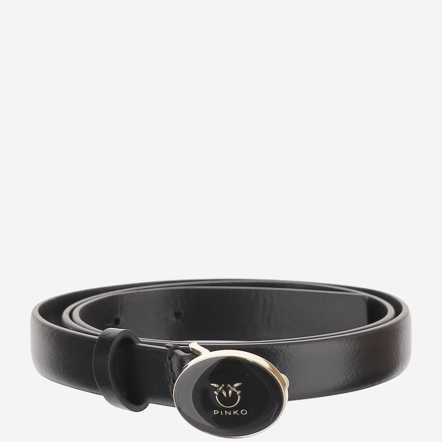 CINTURA IN PELLE CON LOGO 105466 A2QLZ99L PINKO 