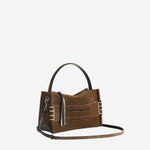BORSA PICCOLA LOAFER IN PELLE SCAMOSCIATA CON LOGO HB0762 LA0364600 JW ANDERSON 