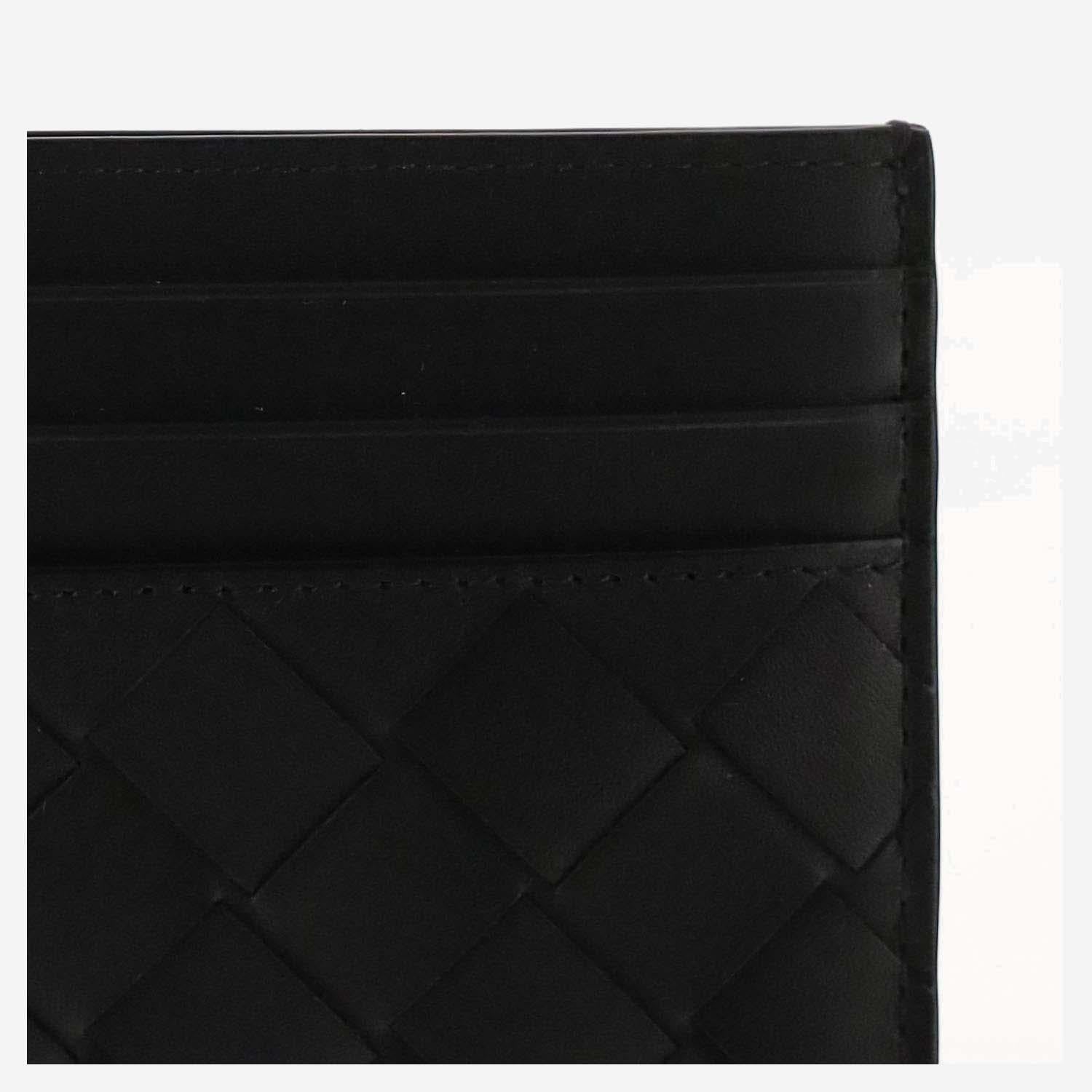 PORTACARTE  INTRECCIATO IN PELLE 743209 VCPQ38803 BOTTEGA VENETA 