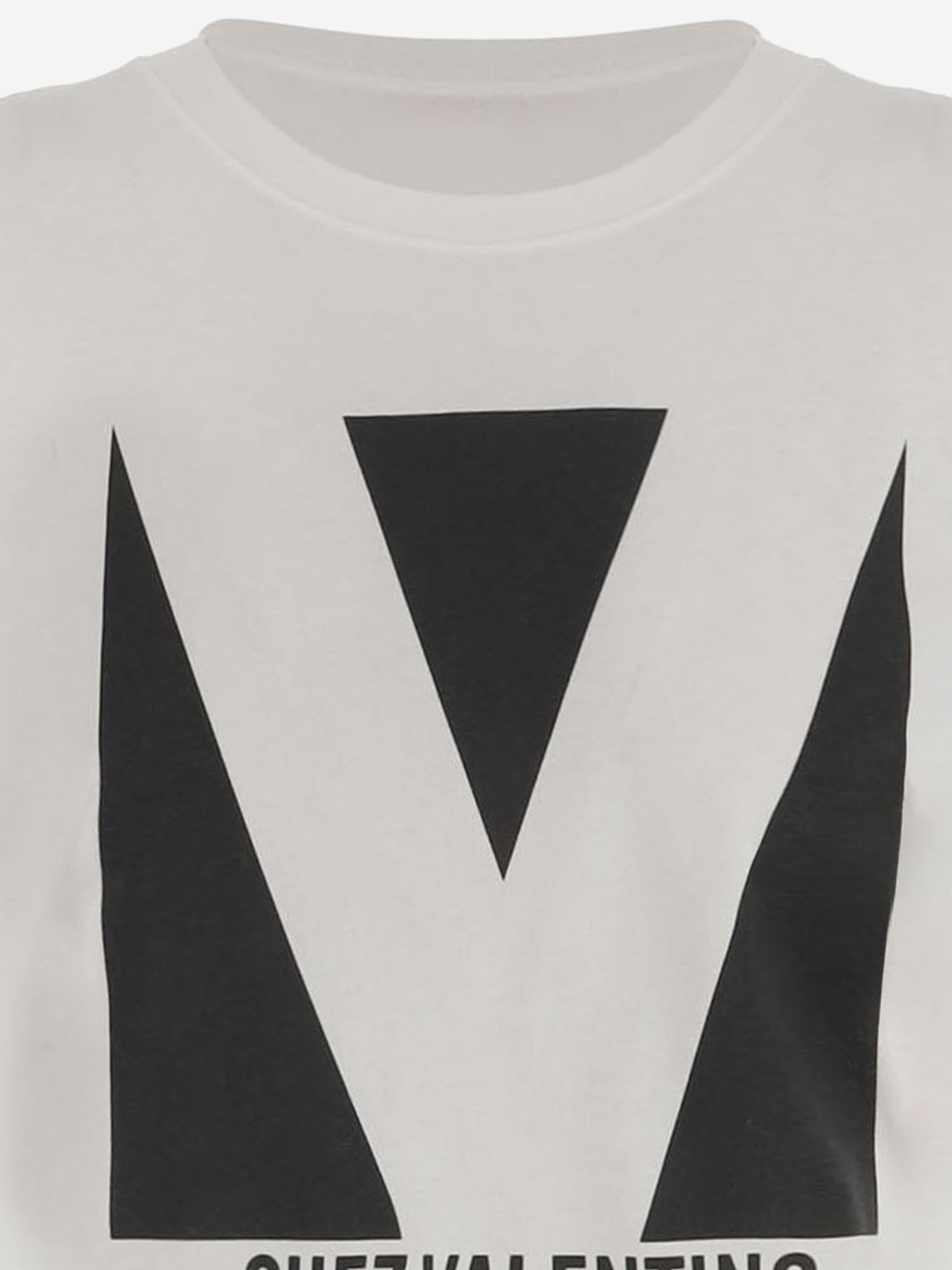 T-SHIRT IN COTONE CON LOGO 6B3MG24H95W A03 VALENTINO 