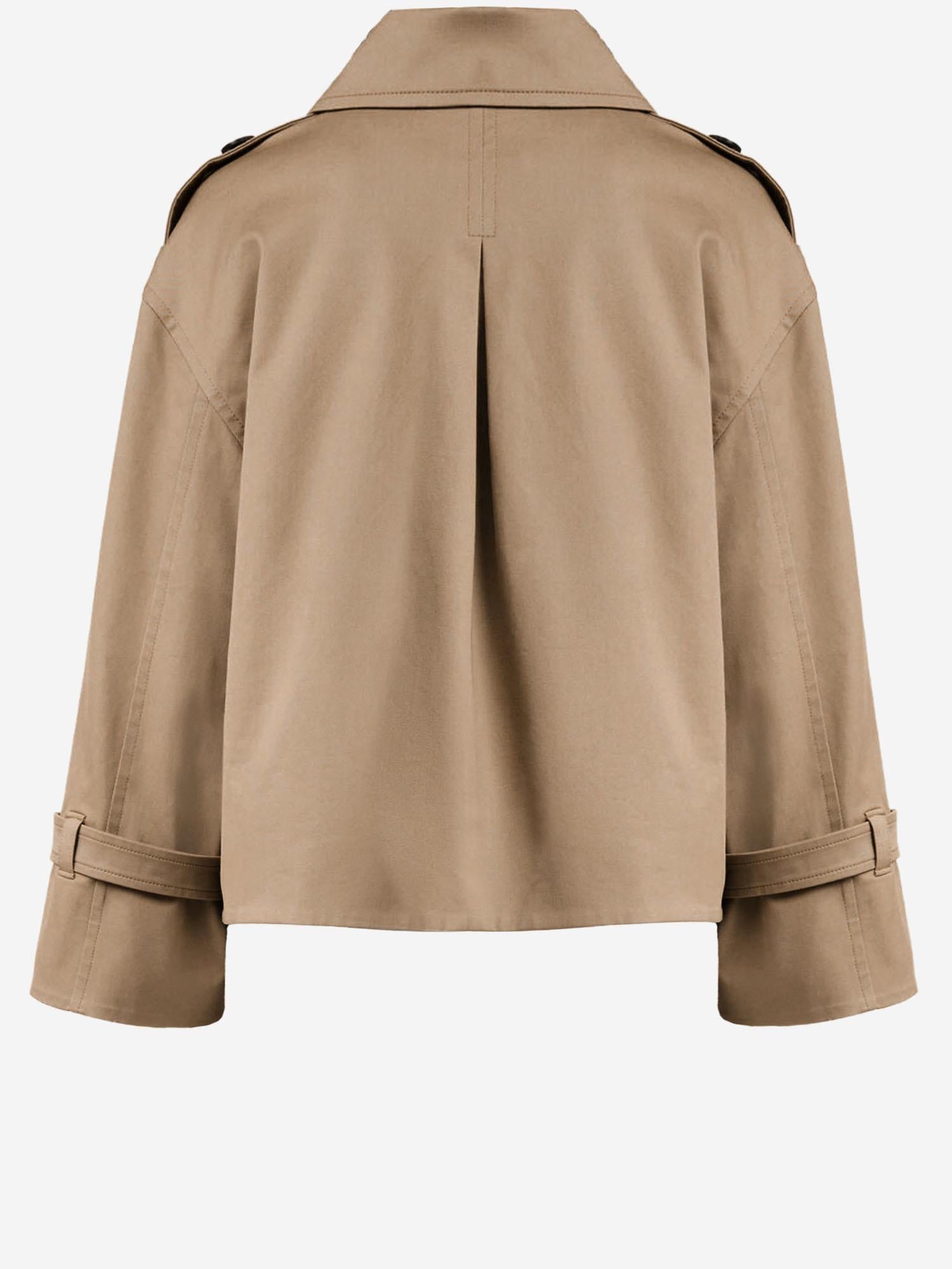 TRENCH CORTO ALISANDRA IN COTONE STRETCH 102484 1EC BY MALENE BIRGER 