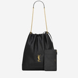 BORSA POCHON JAMIE GRANDE IN PELLE 828350 AAB321000 SAINT LAURENT 