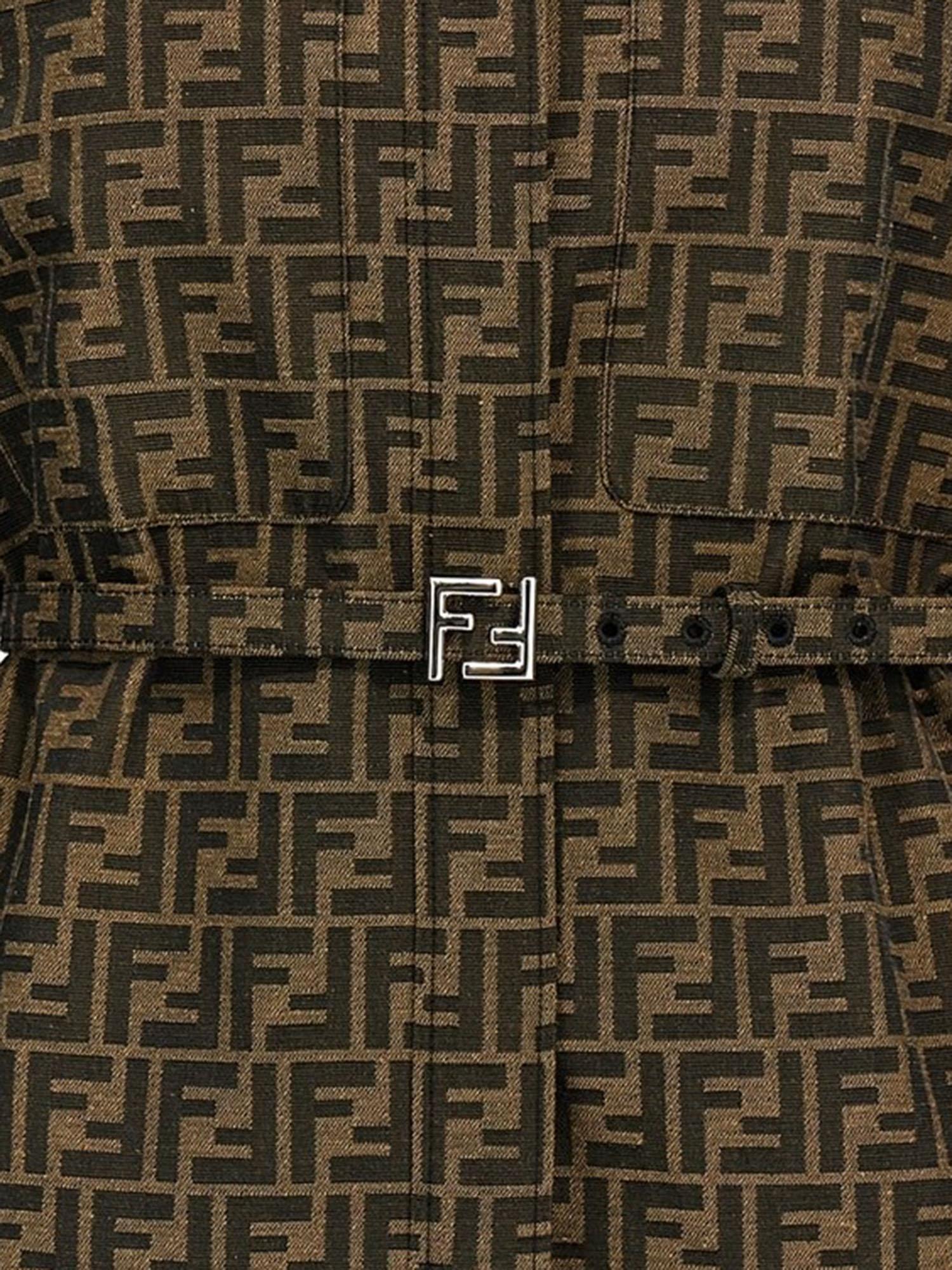 GIACCA FF IN CANVAS FJ7564 A5W3F118W FENDI 