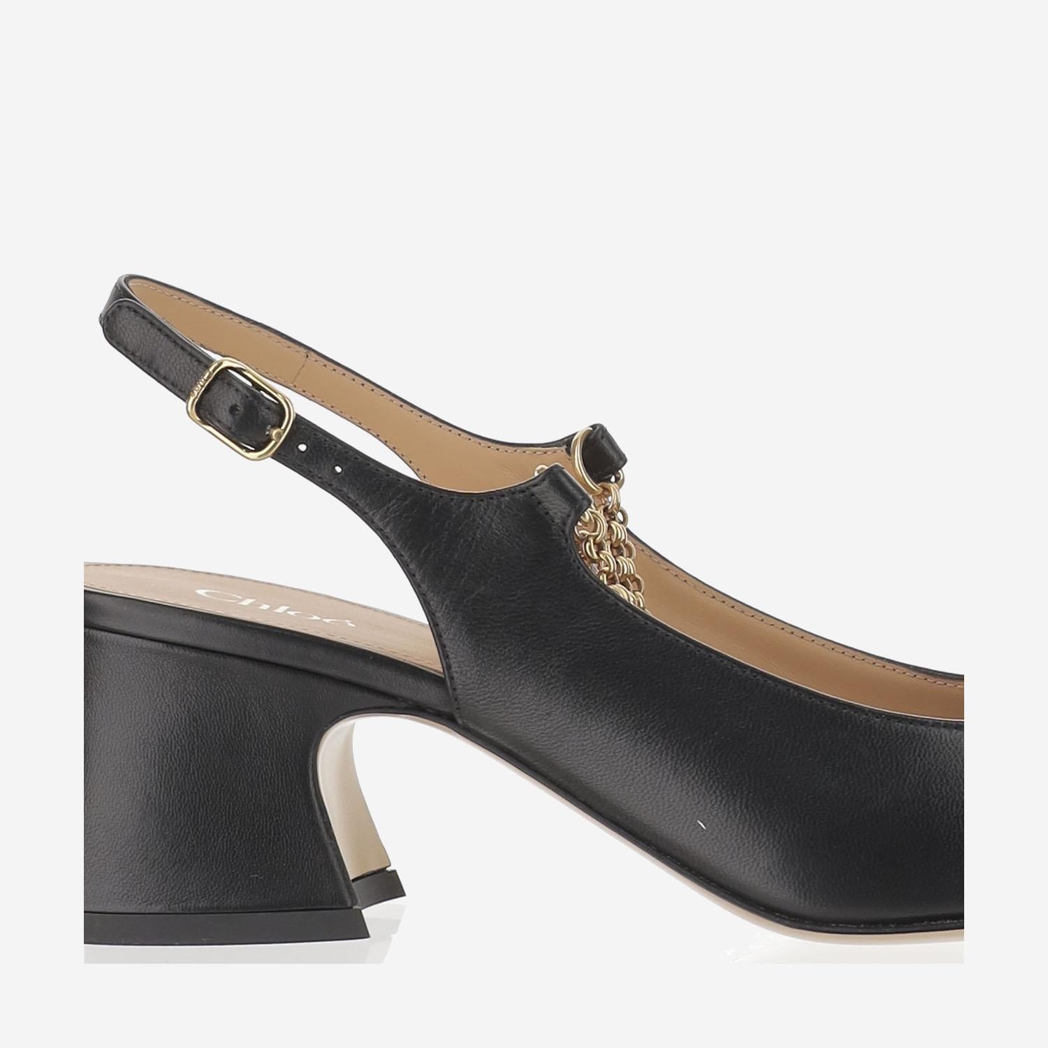 Décolleté slingback Chloé Charms CH25A11VRI 001 CHLOE 
