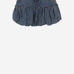 MINI GONNA IN DENIM DI COTONE COPJ76F2014 BLU COPERNI 