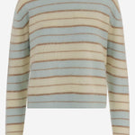 MAGLIONE IN CASHMERE CON MOTIVO A RIGHE W37910JM SEACO GUEST IN RESIDENCE 