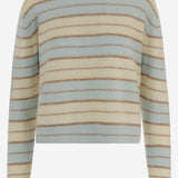 MAGLIONE IN CASHMERE CON MOTIVO A RIGHE W37910JM SEACO GUEST IN RESIDENCE 