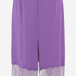 GONNA IN VISCOSA CON INSERTO IN PIZZO 846202 ZATWW5007 GUCCI 