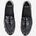 MOCASSINI LE LOAFER MORBIDI IN PELLE LUCIDA 775867 AA00K1000 SAINT LAURENT 