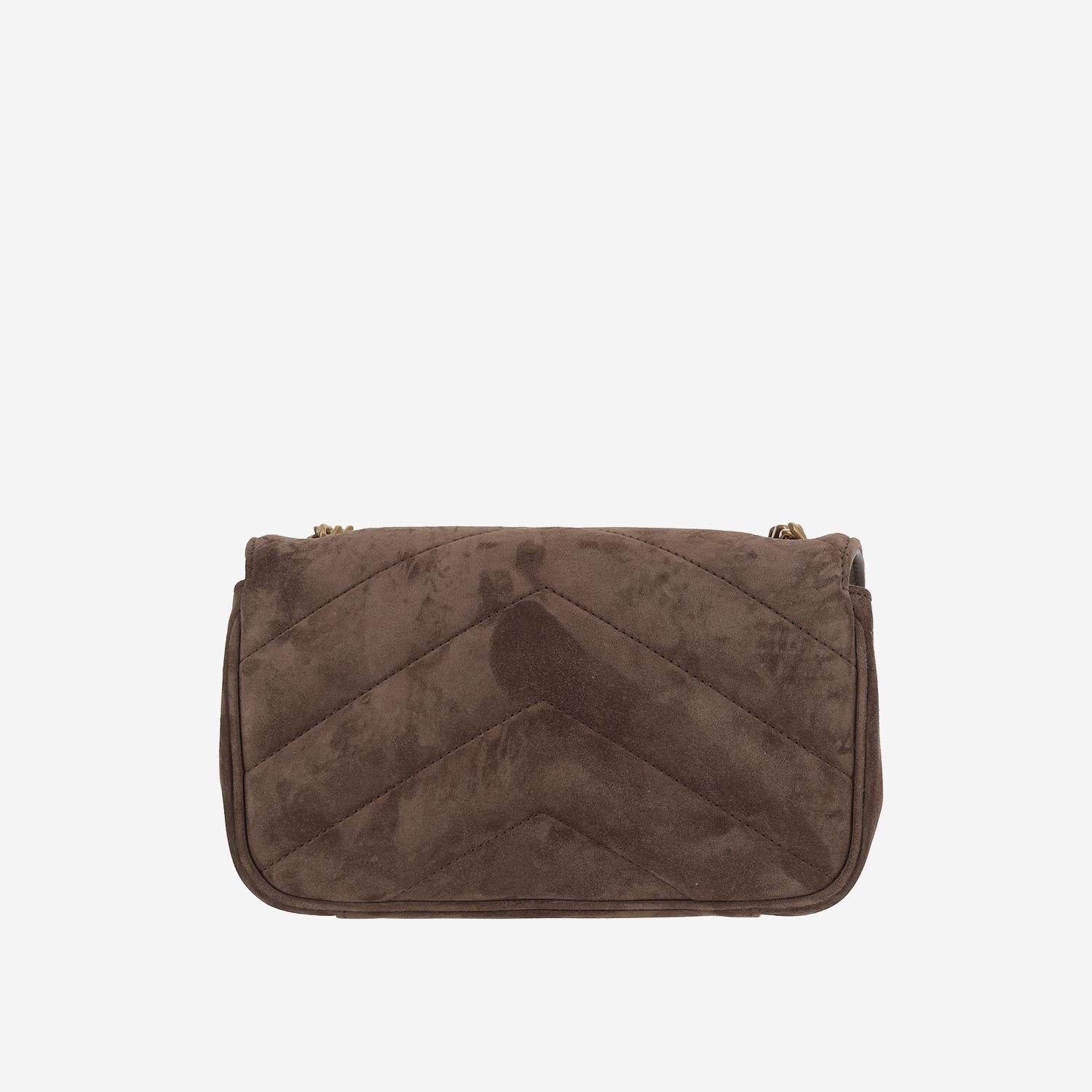 Borsa loulou mini in suede 821749 1U8272358 SAINT LAURENT 