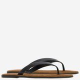 SANDALI INFRADITO IN PELLE F1874L838 BLK THE ROW 