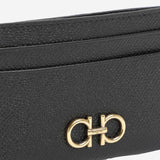 PORTACARTE GANCINI 220007 001NERO SALVATORE FERRAGAMO 