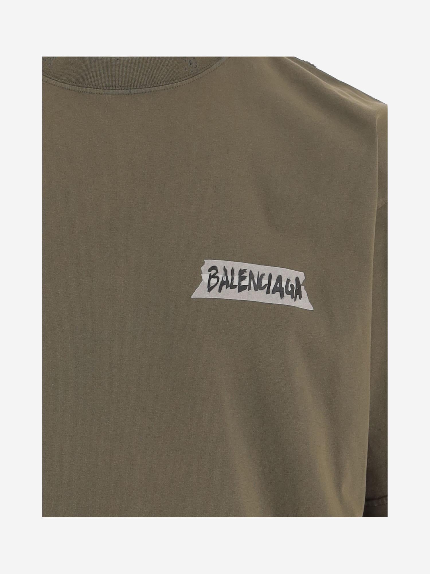 T-SHIRT OVERSIZE IN COTONE 764235 TTVL62840 BALENCIAGA 