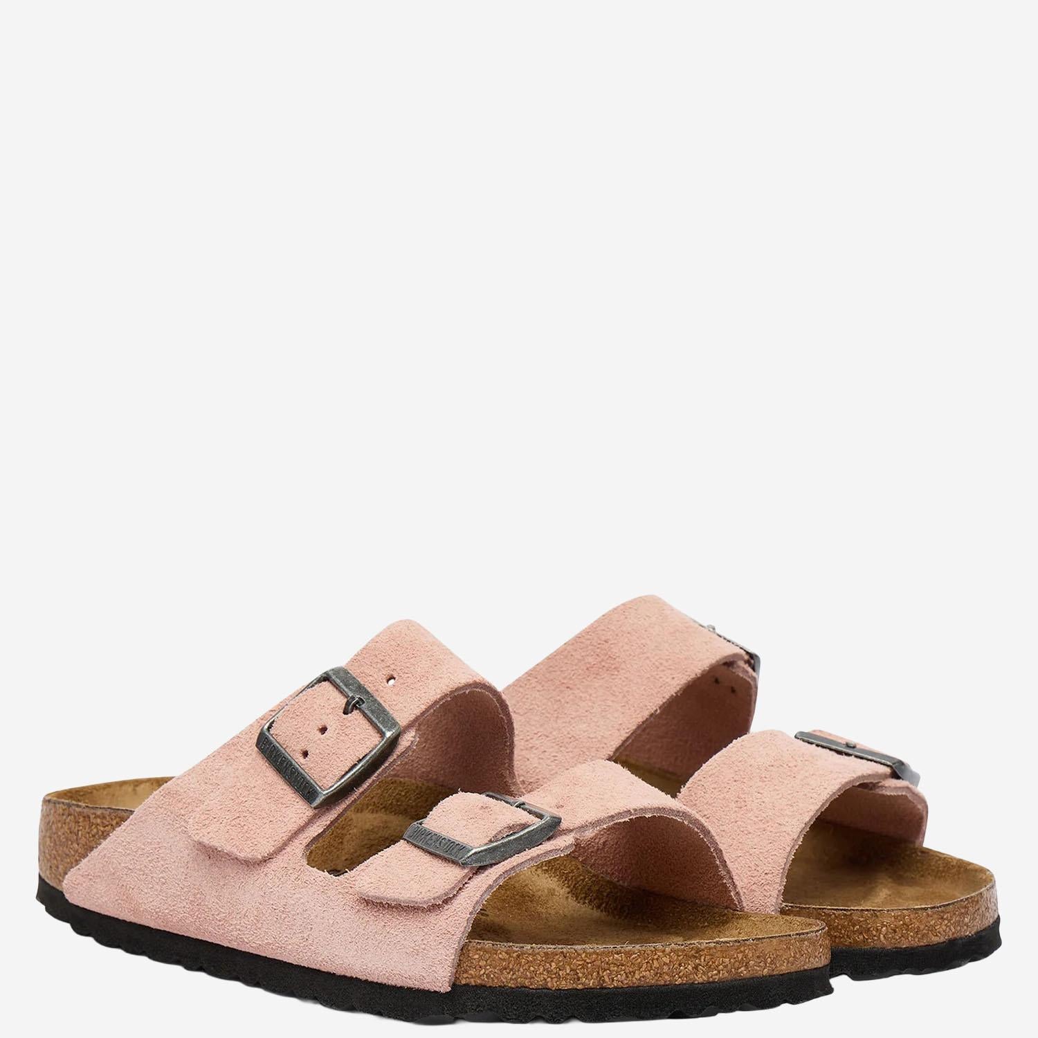 SANDALI ARIZONA IN SUEDE 1031651 PINKCLAY BIRKENSTOCK 