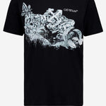 T-SHIRT IN COTONE CON LOGO 44MAA027S26J006001 0001 OFF-WHITE 