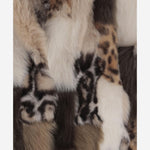 GIACCA IN SHEARLING COLOR-BLOCK 25133 304VARIANTEUNICA BLANCHA 