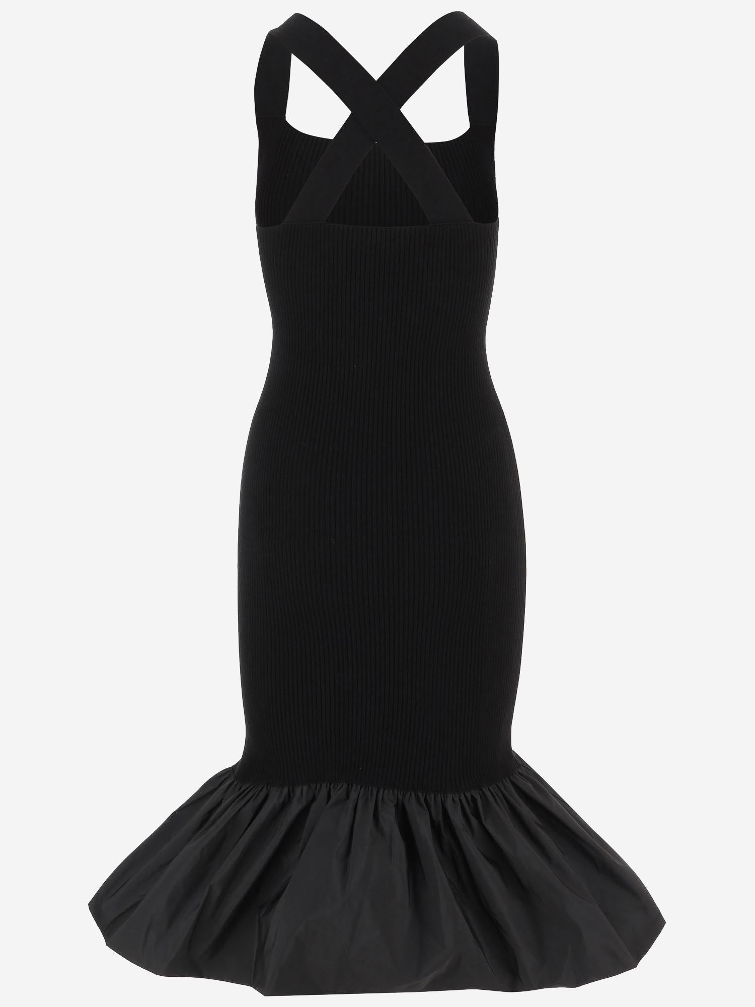 Abito lungo in misto cotone KN3228090 999B PATOU 