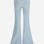 JEANS FLARED IN MISTO COTONE STRETCH HEW03305DS091 L0916 HAIKURE 