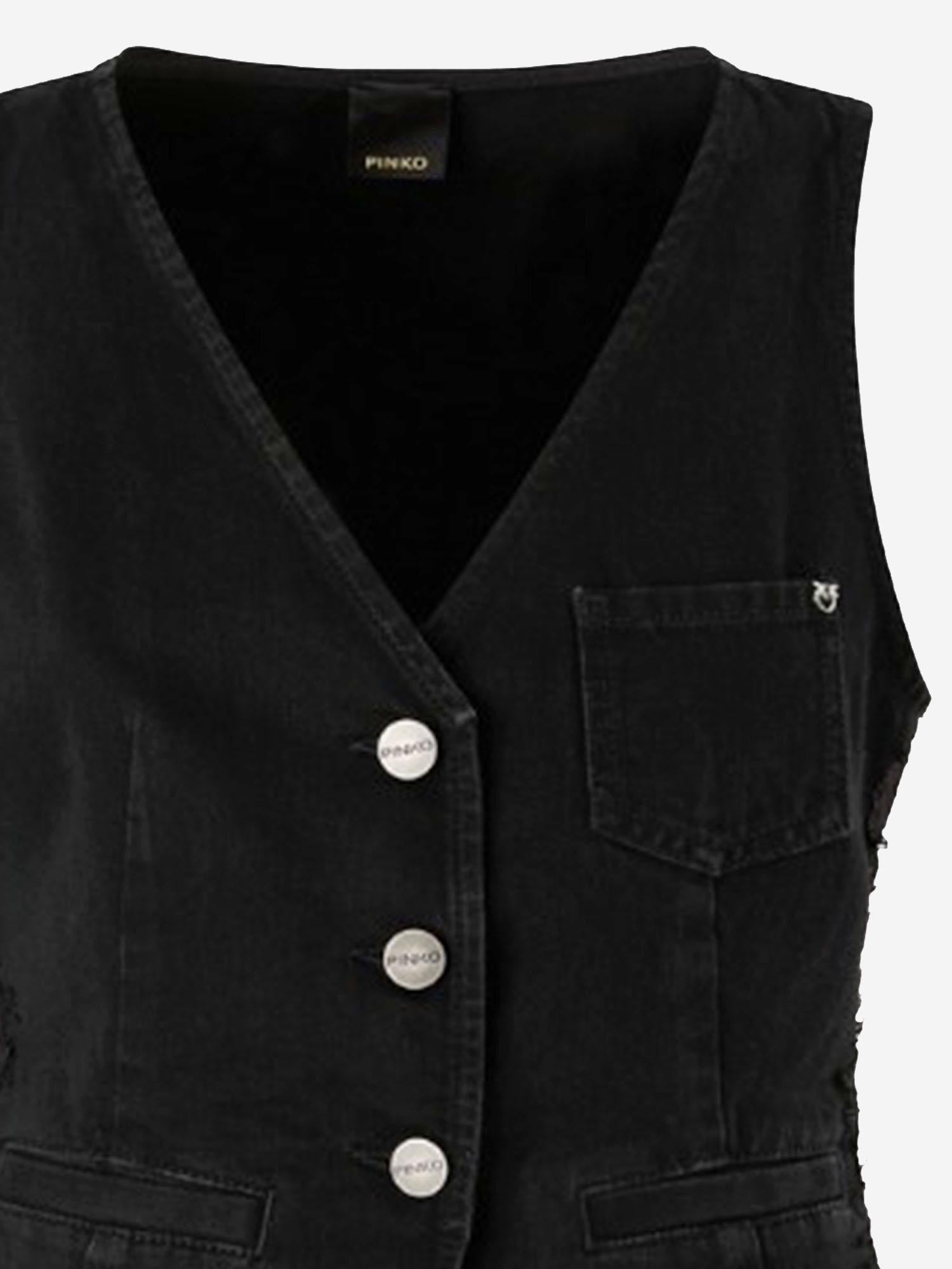 GILET IN COTONE 106424 A33VZ99 PINKO 