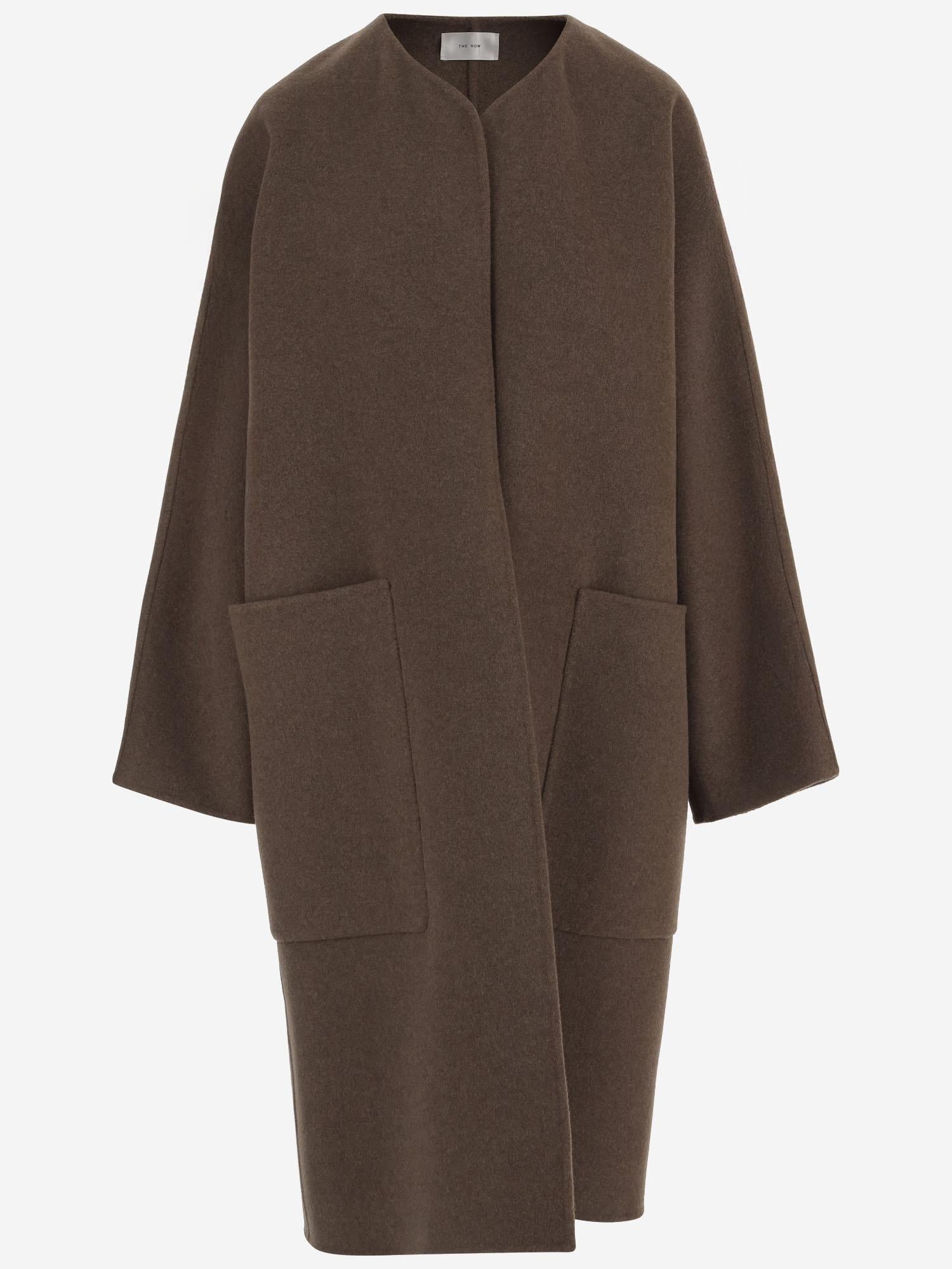 CAPOTTO IN CASHMERE E LANA 10544W4252 OTT THE ROW 