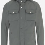 GIACCA IN TESSUTO TECNICO CON CAPPUCCIO MOUGI100348 V3757 MOORER 