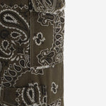 JEANS IN COTONE CON MOTIVO BANDANA DAM26B01 ARMY DONT @ ME 