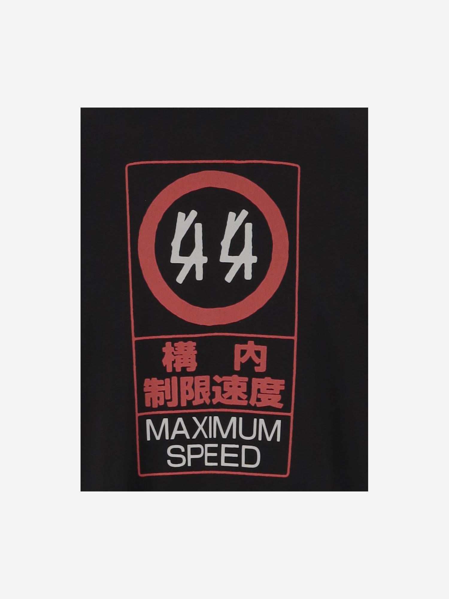 T-SHIRT IN COTONE CON STAMPA B0030556 FA706P762 44 LABEL GROUP 