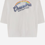 T-SHIRT IN COTONE CON STAMPA ARCOBALENO WCJSY0207 000 WILLY CHAVARRIA 