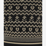 TOP IN MISTO LANA CON MOTIVO GEOMETRICO 7B3KM06C 9H0G14 VALENTINO 