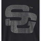 T-SHIRT IN COTONE CON LOGO IN STRASS SG2510108 JETBLACK SUMMER GAMES 