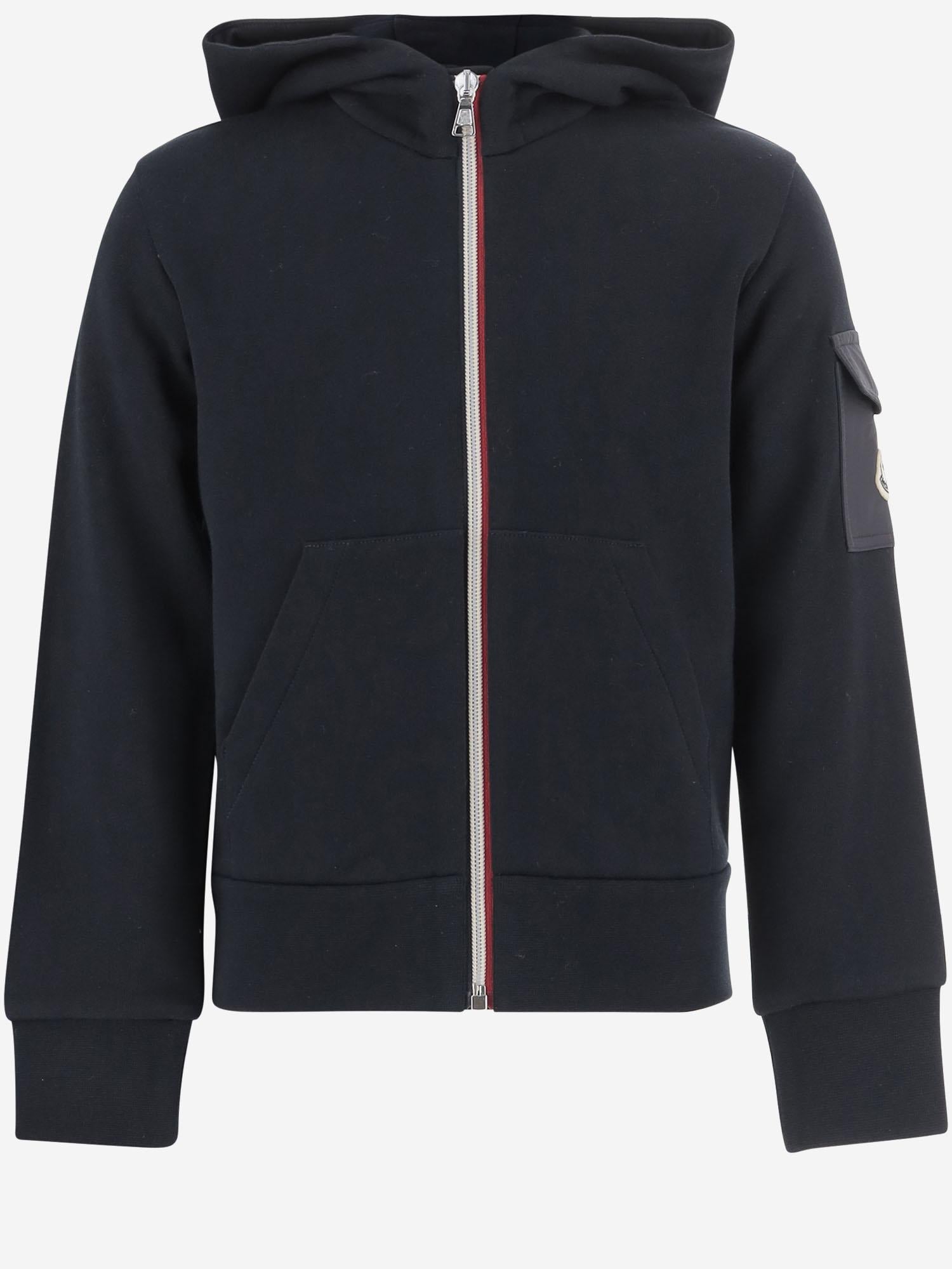 FELPA IN NYLON CON LOGO 8G00026899PS 778 MONCLER ENFANTS 