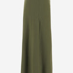 GONNA HEVIRA IN COTONE CON DRAPPEGGIO LATERALE 011116 2603604 DRIES VAN NOTEN 