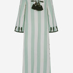 Abito edna in lino EDNA GREEN PHILIPPA 1970 