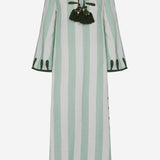 Abito edna in lino EDNA GREEN PHILIPPA 1970 