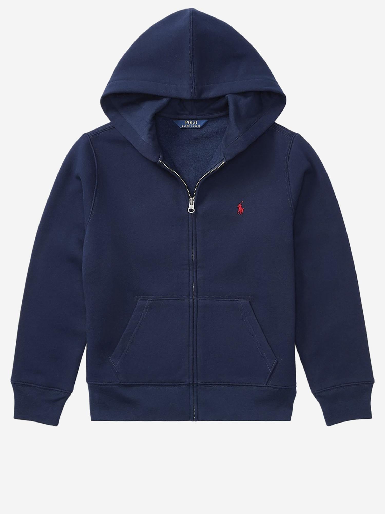 FELPA IN MISTO COTONE CON CAPPUCCIO 322547626 001 POLO RALPH LAUREN KIDS 
