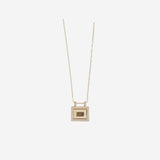 COLLANA IVORY LABRADORITE EL PASO CO333 ORO MYA BAY 