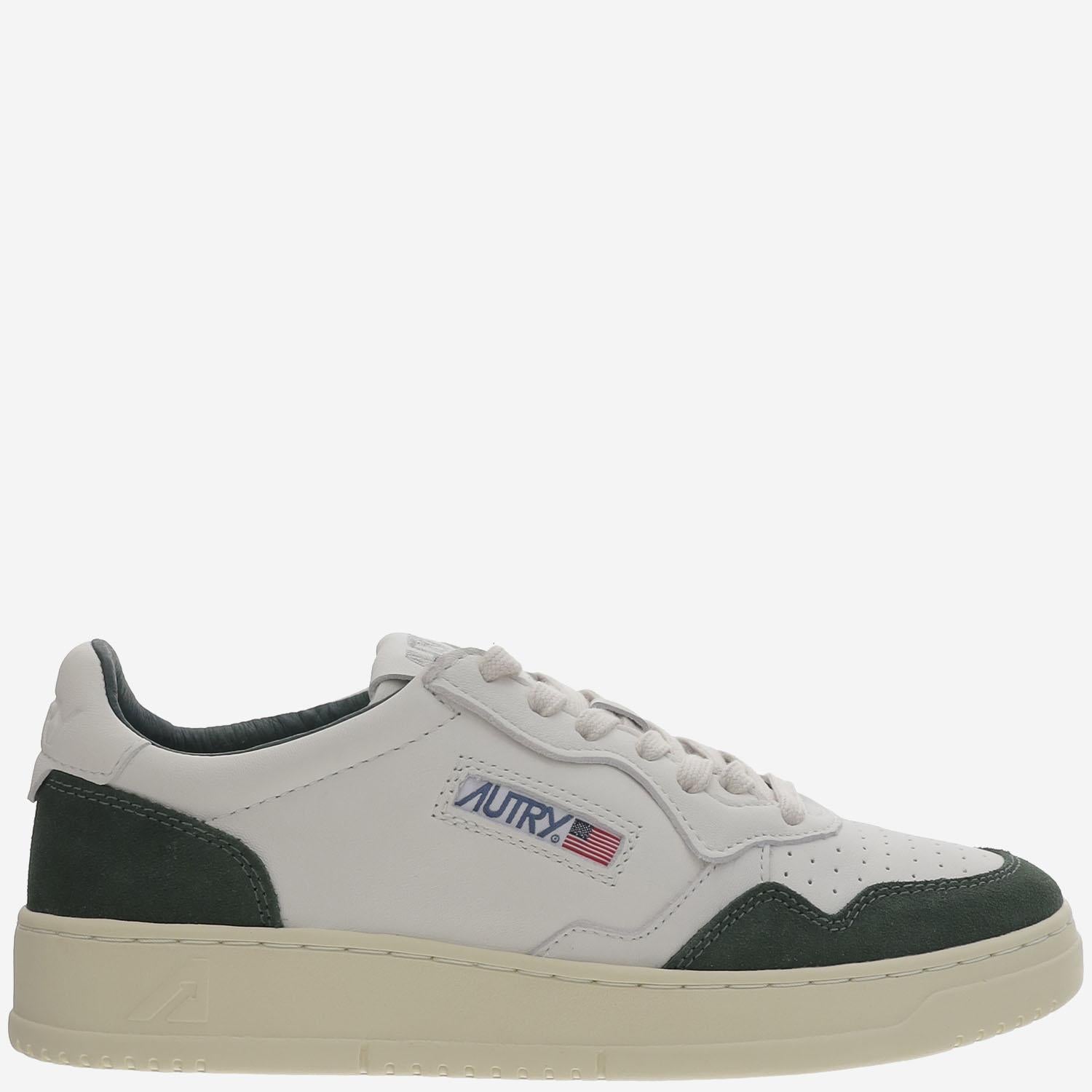 SNEAKERS LOW MEDALIST IN PELLE AULMGS42 WHTBOTTLE AUTRY 
