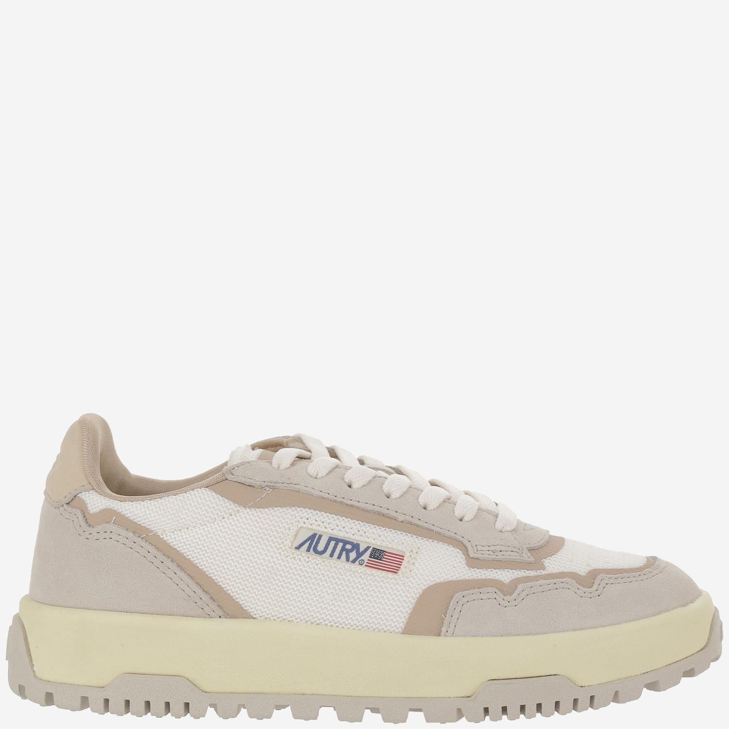 SNEAKERS WILDPACE LOW IN MESH E SUEDE LDLWAK03 DRAGONNABUKWHISSAND AUTRY 